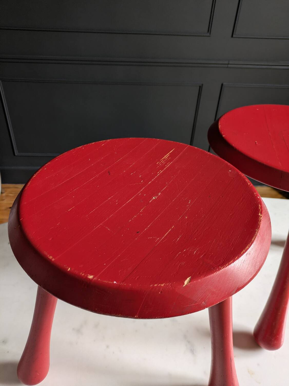 2 Ingvar Kamprad stools for Habitat