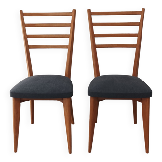 Lot de 2 chaises des années 1950