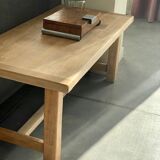 Stripped farm coffee table