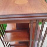 Vintage antique rotating bookcase