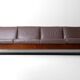 Wide minimalist loft sofa, Italy 1970s