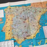 Vintage map of Spain