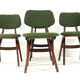 4 chaises ciseaux AwA restaurées, Pays-Bas milieu XXème
