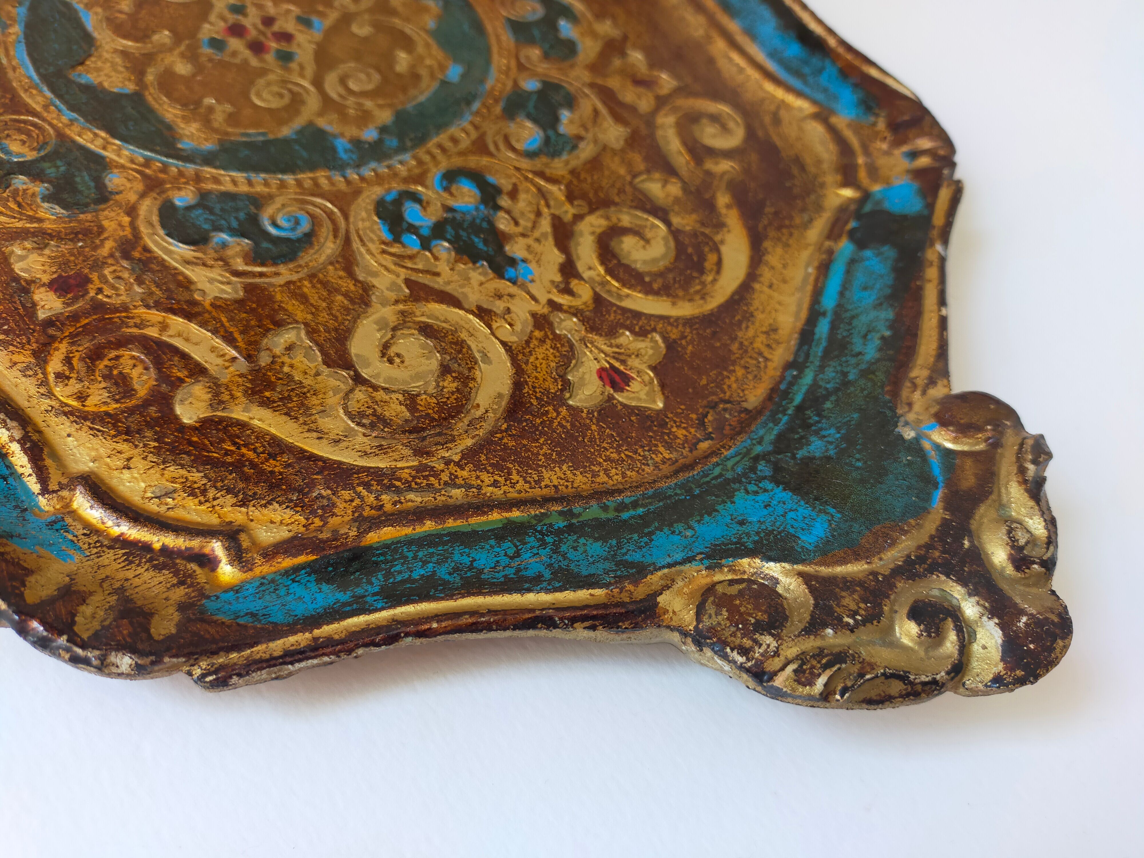 Painted Venetian tray