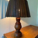 Large teak lamp from the 60s