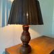 Large teak lamp from the 60s
