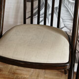 Set of 3 Thonet chairs, imitation leather