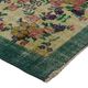 Vintage Turkish Carpet Floral Beige Green 194 x 109 cm