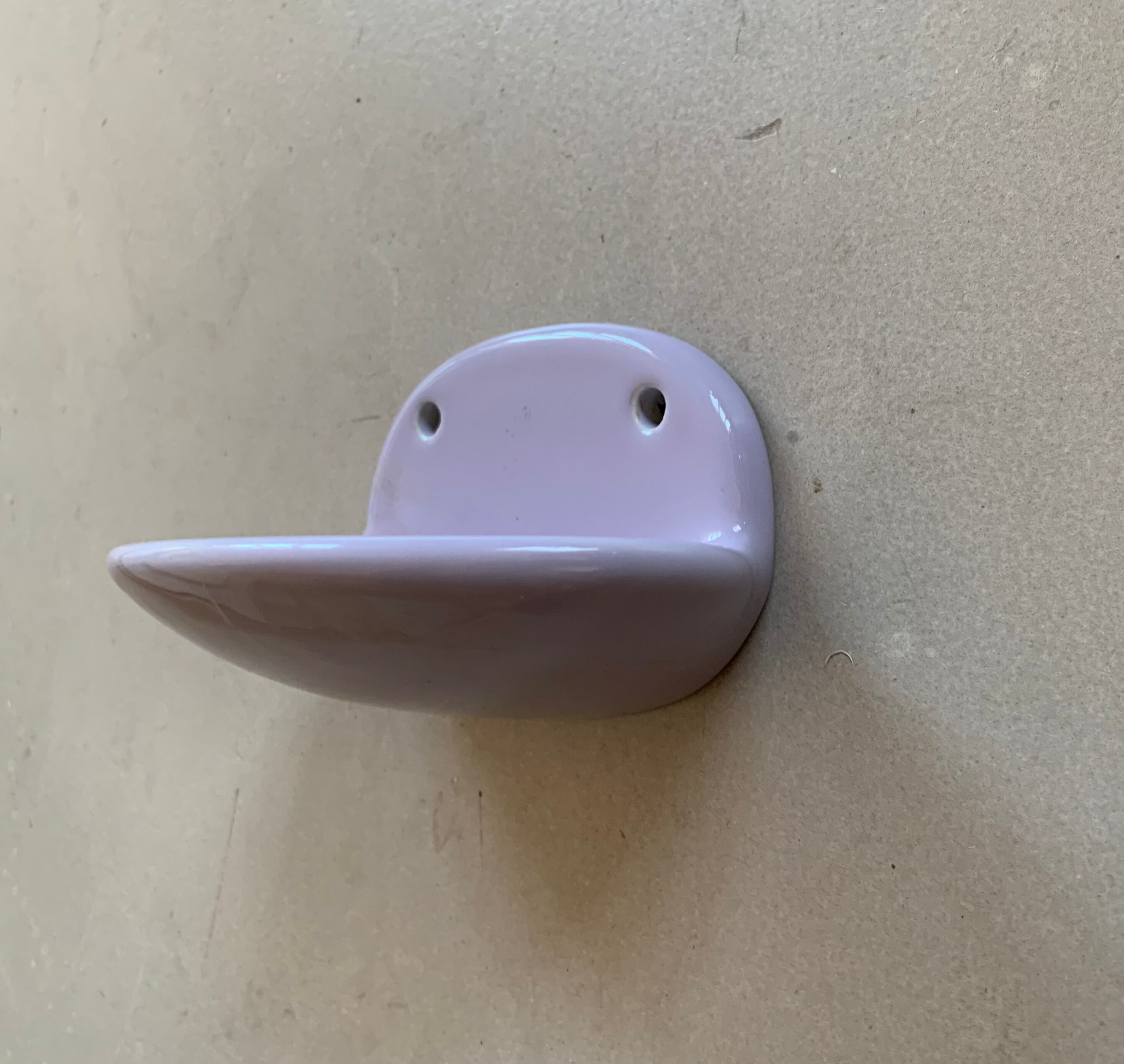 Vintage wall-mounted soap holder