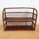 Vintage rattan shelf