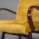 Fauteuils modèle 53 en velours moutarde attribués à Jaroslav Smidek pour Ton, années 1960, lot de 2