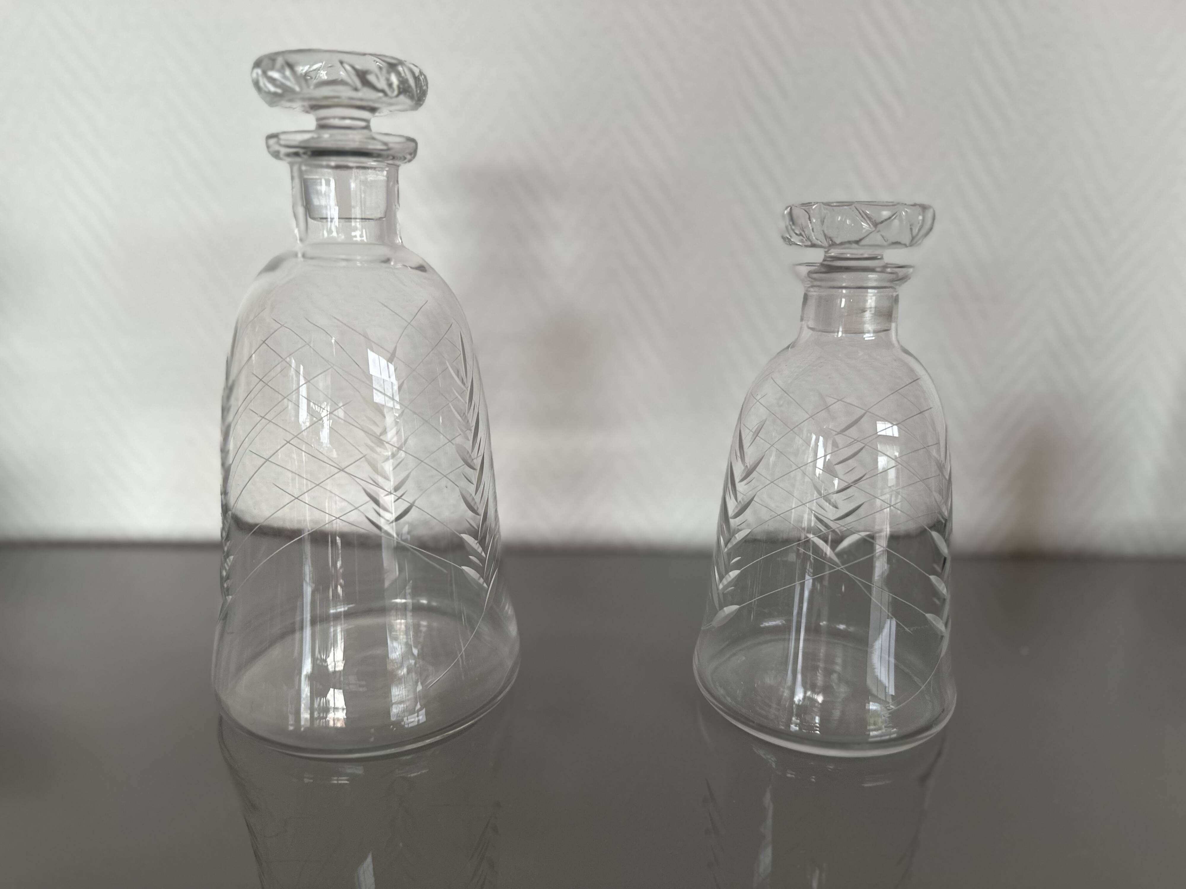 DAUM crystal glass set, KIM EPIS collection - 1950s