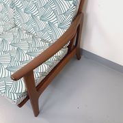 Scandinavian 3-seater sofa bench by Arne Wahl Iversen for Komfort in teak
