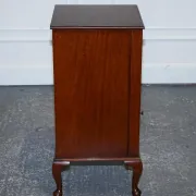 Table de Chevet Art Déco en Bois Dur, 1920s