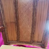 Old set sofa and rattan chair and caning