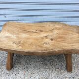Massive elm coffee table
