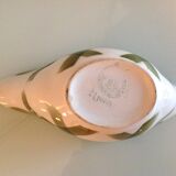 Moulin des Loups green tablecloth model gravy boat / 50s-60s