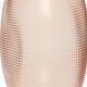Vase en verre de forme ovoide rose pale 22cm