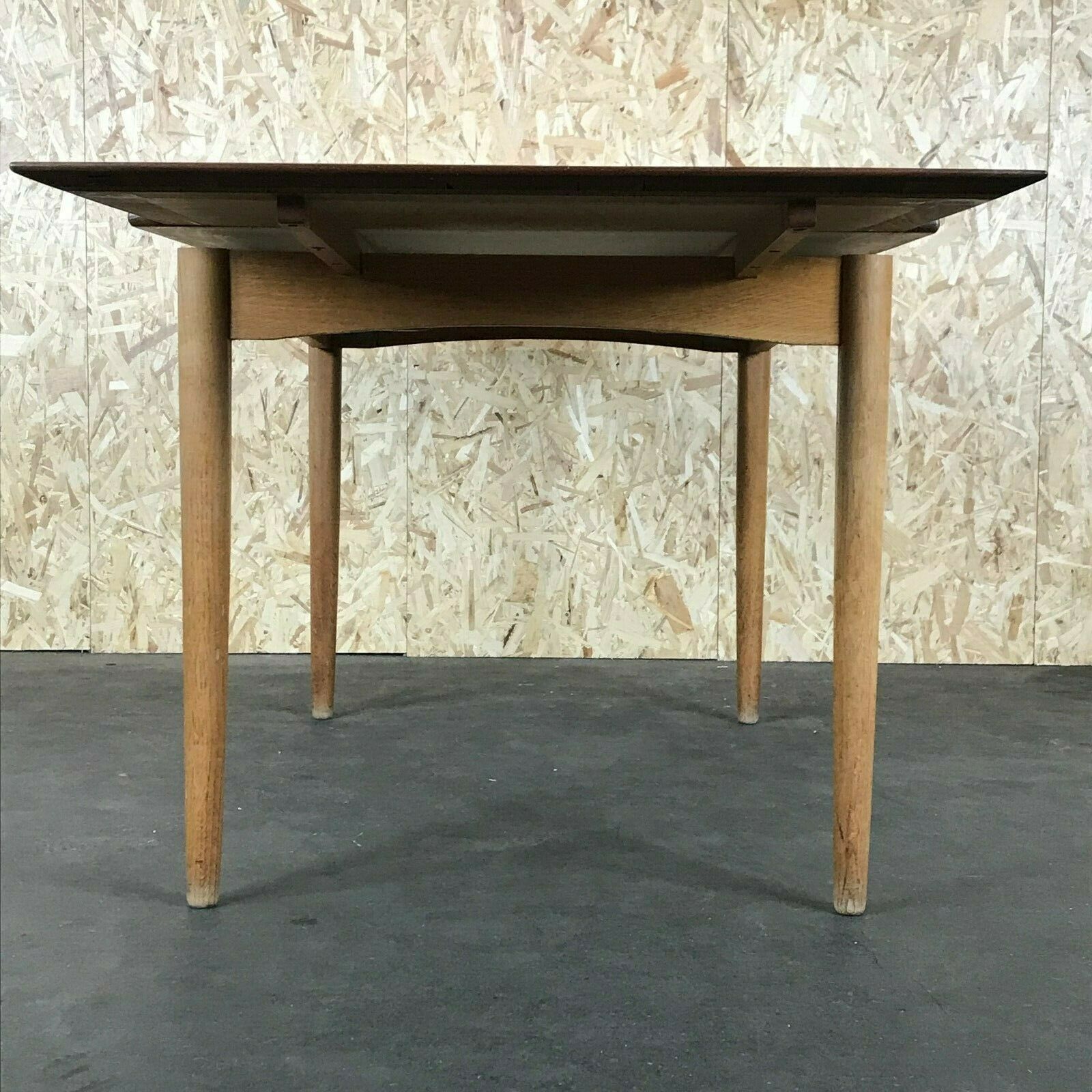 60s 70s Oak Teak Dining Table Danish Modern Design Denmark 60s