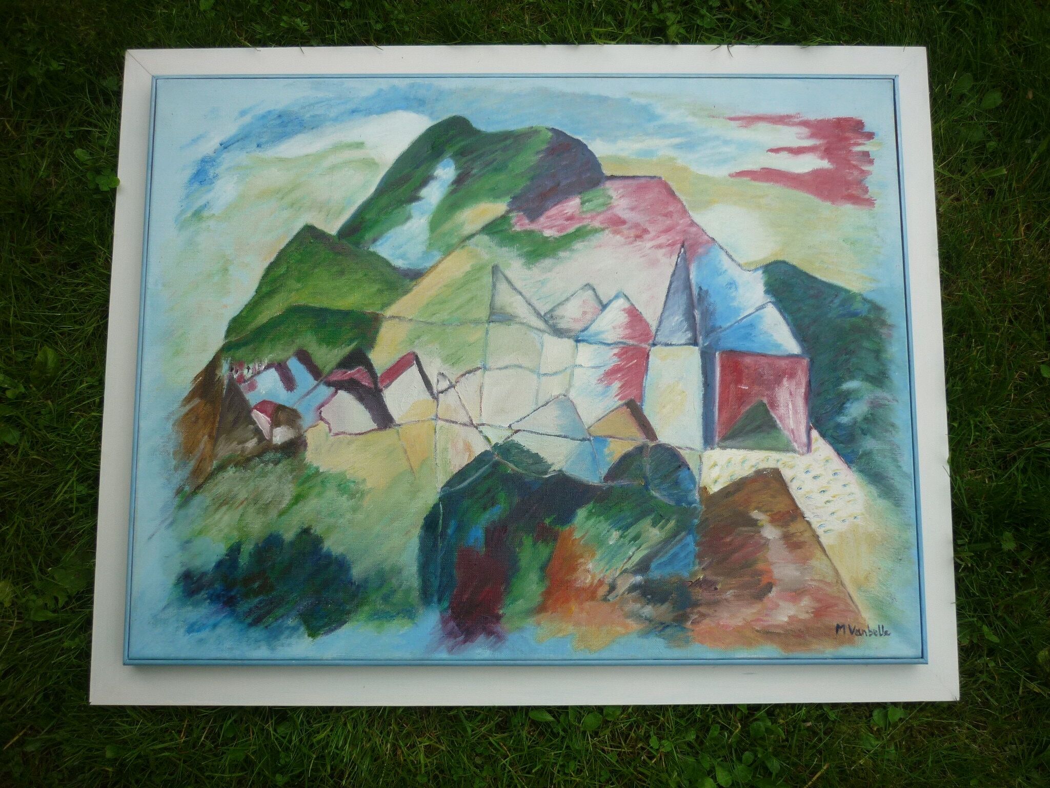 Village de montagne 58x73 de M. Vanbelle