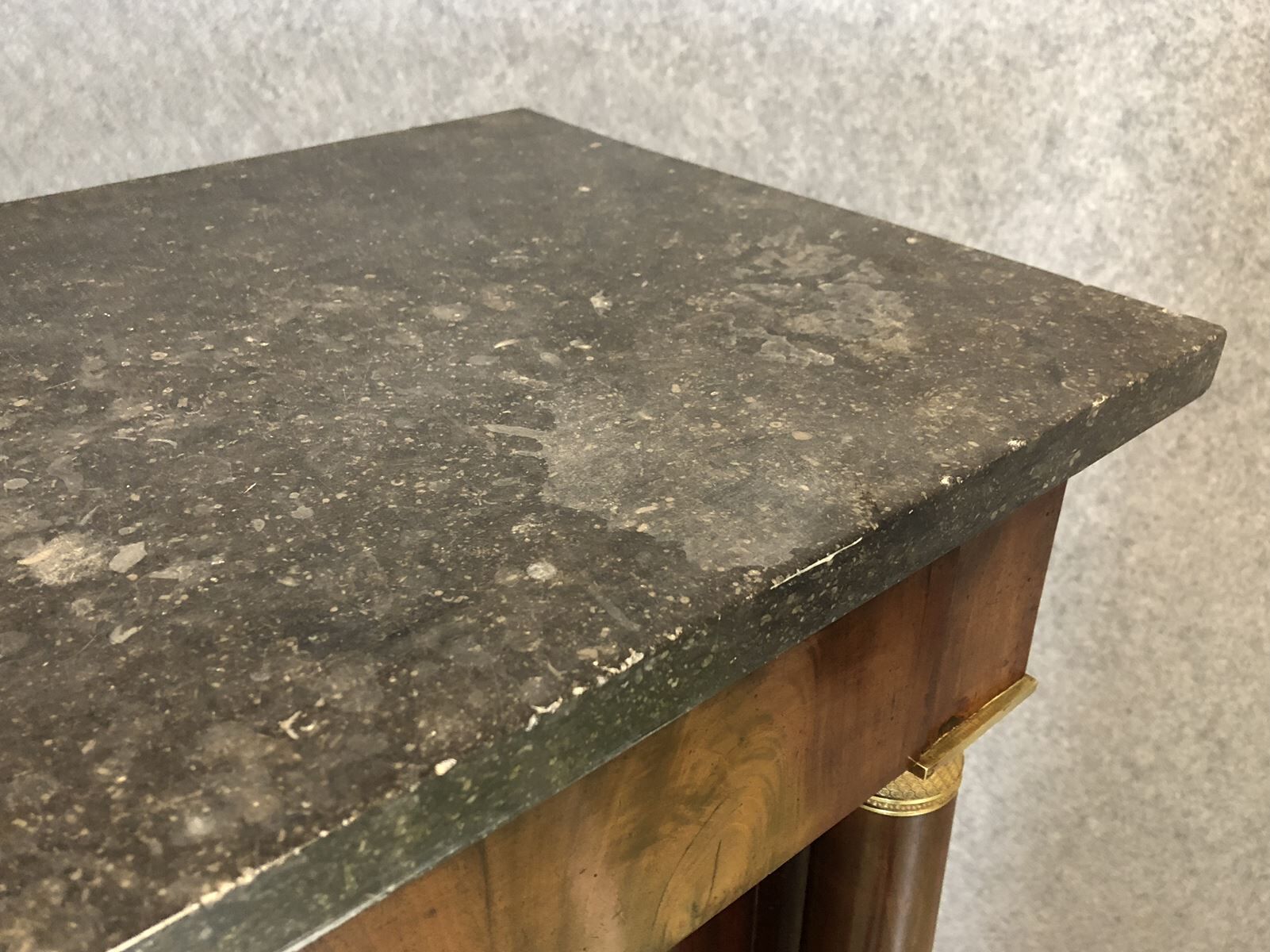 Mahogany empire writing desk 19th century