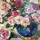 Tableau Huile sur toile signé dimension : hauteur -49 cm - largeur -44 cm-