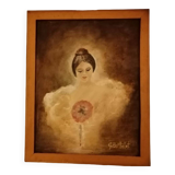 Peinture à l'huile ancienne