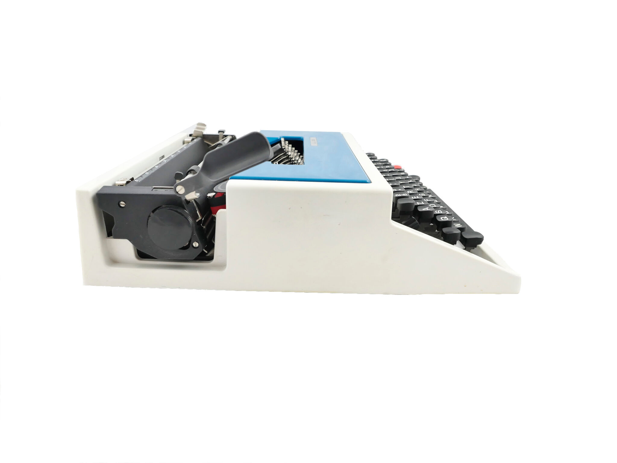 Underwood 315 vintage blue typewriter