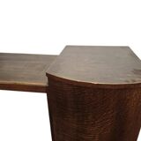 vintage XL art déco grande armoire en bois / bar / vitrine