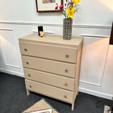 Vintage beige chest of drawers