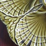 Three Sarreguemine oyster plates