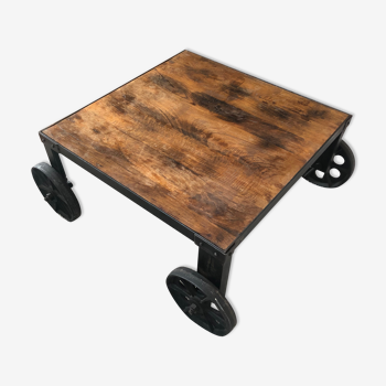 Industrial coffee table