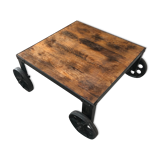 Industrial coffee table