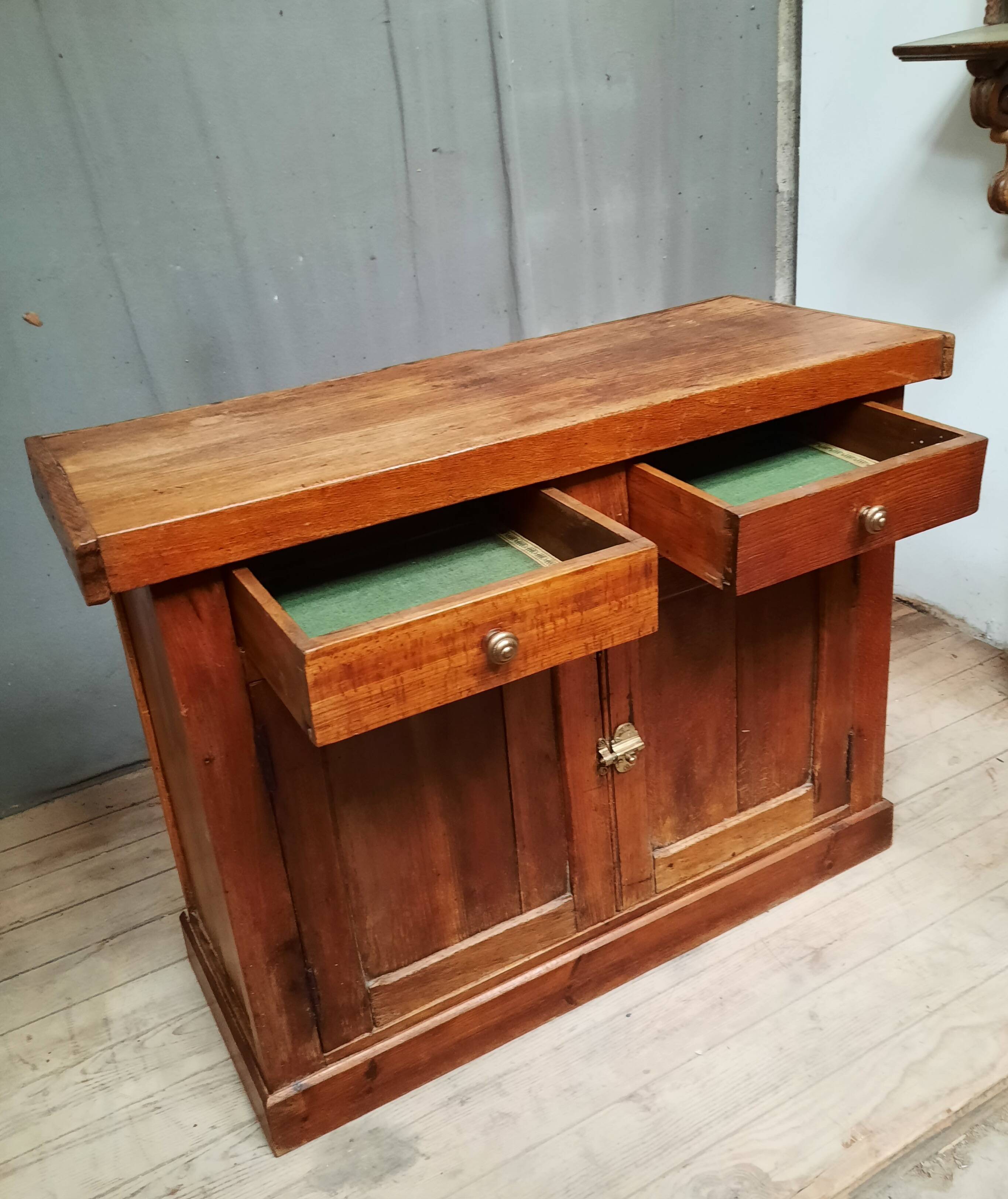 Solid wood office sideboard