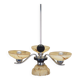 Glass chandelier, Danish design, 1970s, production: Denmark