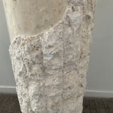 Vintage travertine column from the 70s-80s