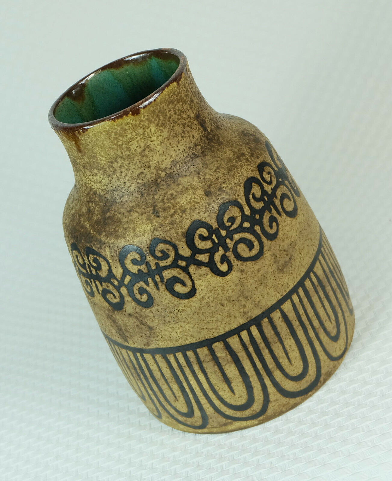 Ceramano vase decor etrusca hanns welling ceramic 1960s