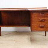 Scandinavian "Boomerang" teak desk - 1960s
