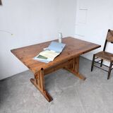 Mountain furniture table made of solid pine