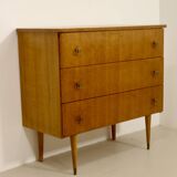 Scandinavian chest of drawers from the 60s, 3 drawers. Ref Romy
