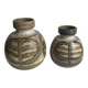 Set of 2 Mid-Century Danish Ceramic Studio Vase from Søholm, 1960s