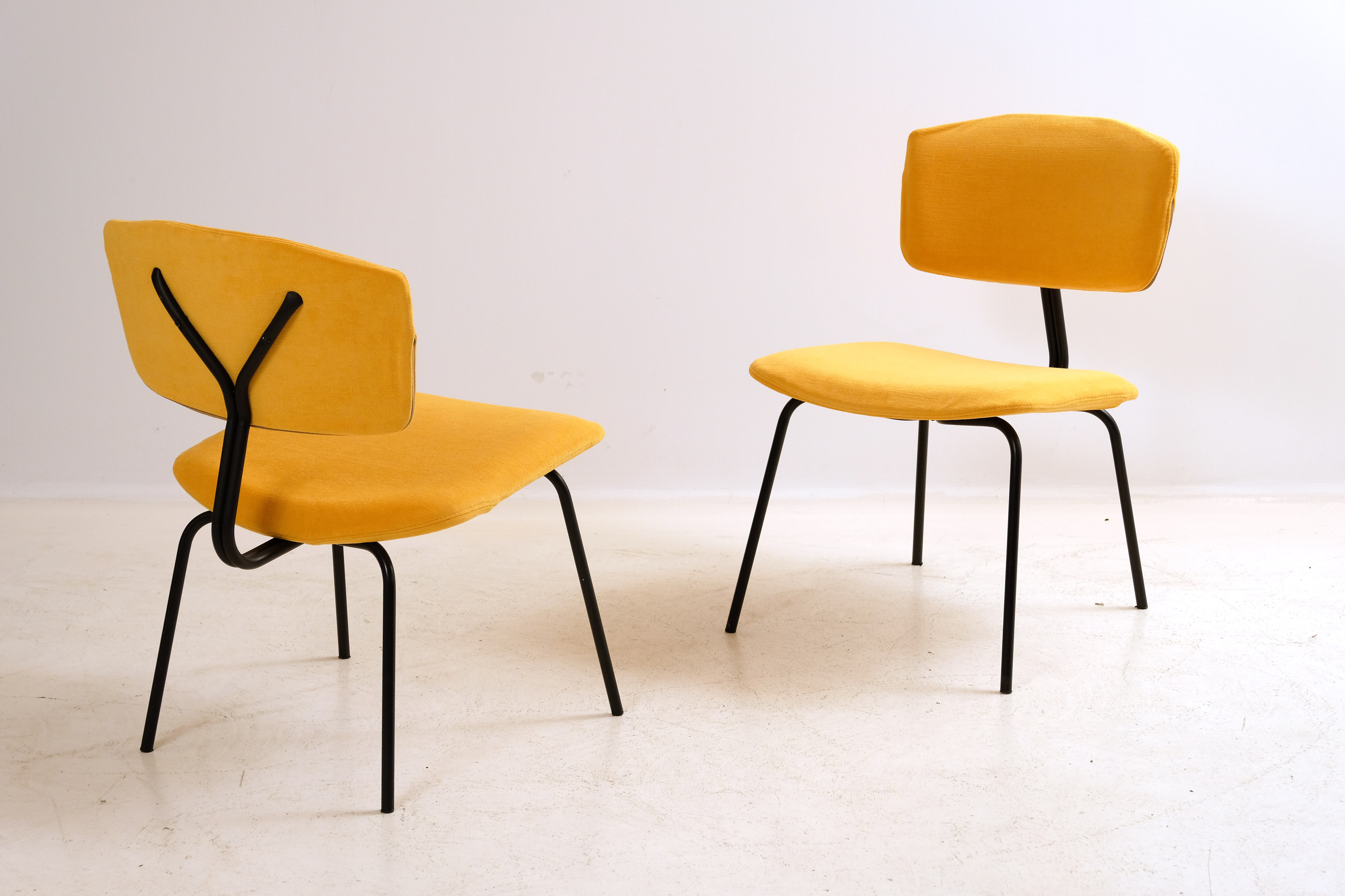 Pair of chairs Sunday C. Sclafert 1950's