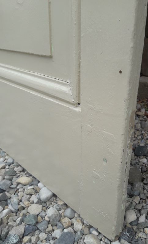 Old glazed communication door, 81x224cm