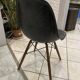 DSW chair black fibre black dowel walnut Eames Herman Miller vintage 1950