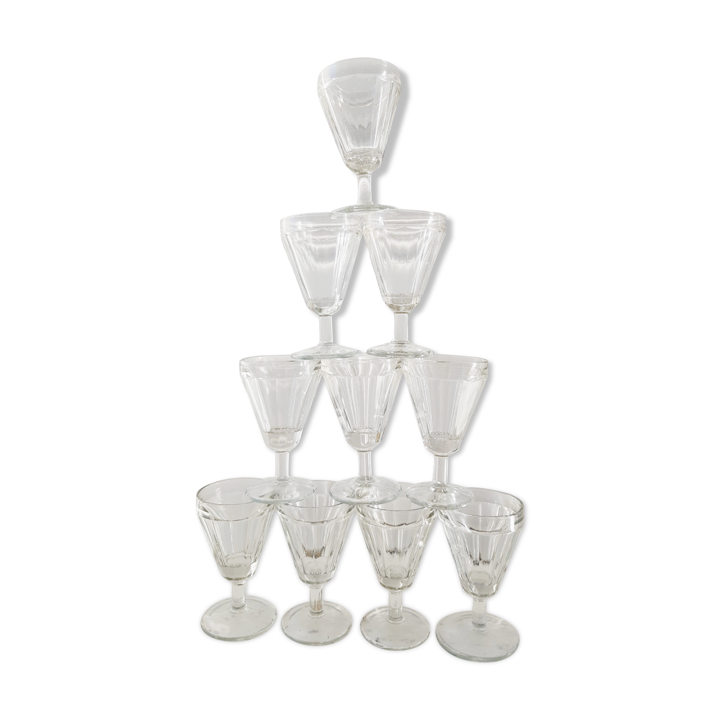 Lot of 10 glasses 20 years