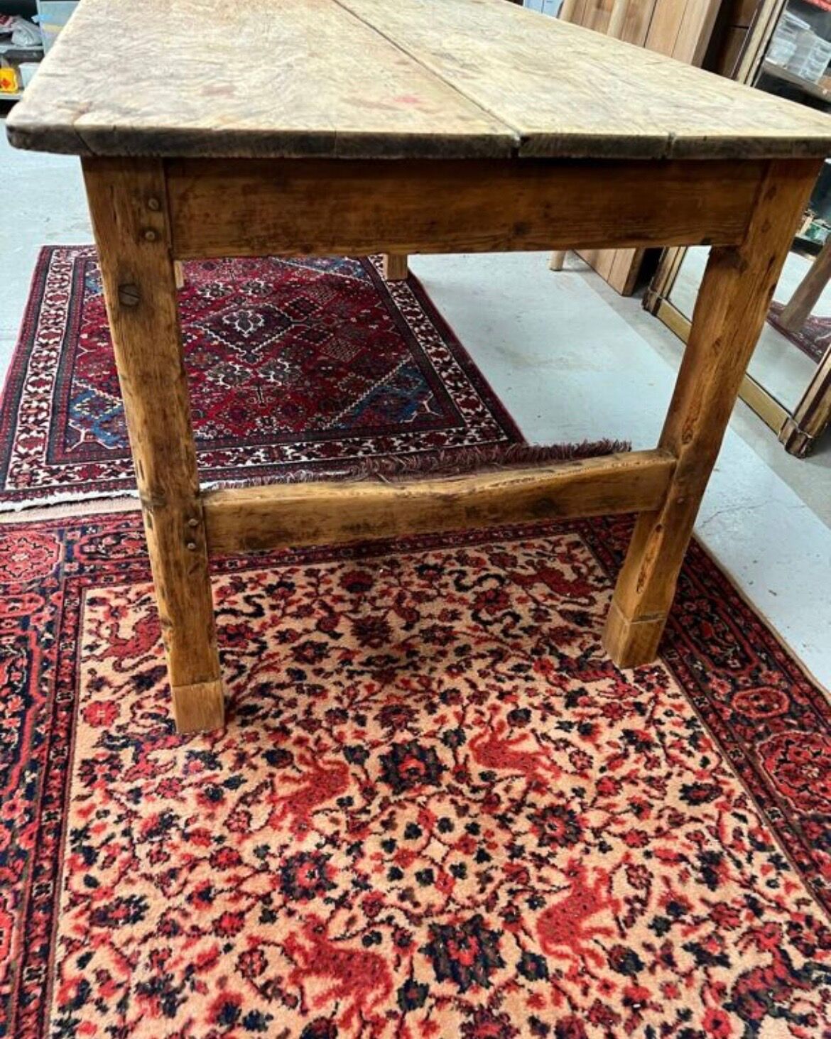 Old large farmhouse table