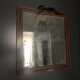 Antique mercury mirror in wood, late 19th century