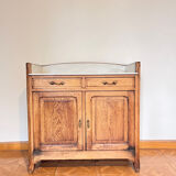 Dresser raw oak and marble