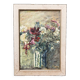 Oil on panel, still life, bouquet of flowers