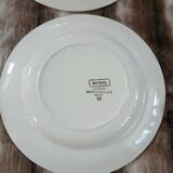 8 mismatched antique dinner plates